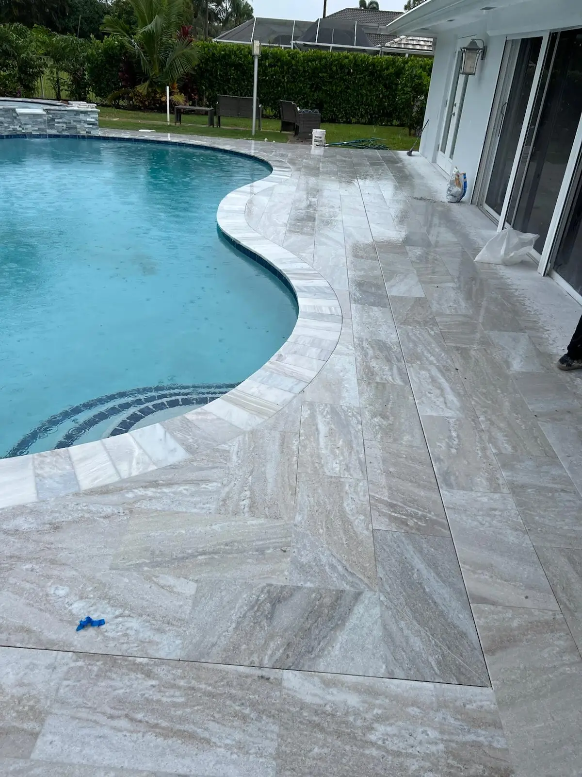 Porcelain Tile Installation on Pool Deck – Boca Raton - photo 2